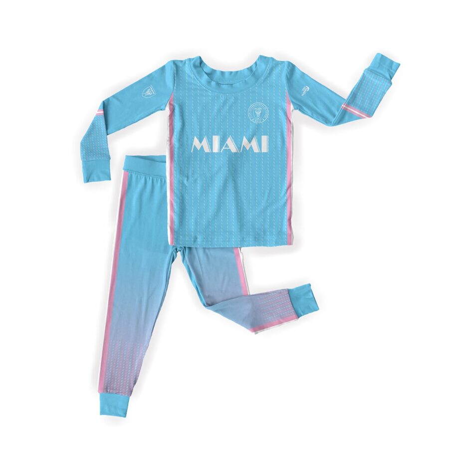 Pro Pijama Manga Larga Miami Baby Blue