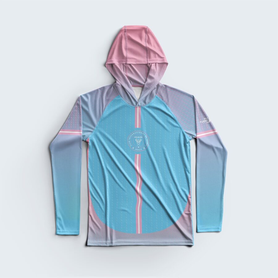Pro Pijama Hoodie Miami Baby Blue